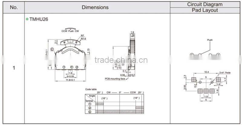 FTMHU26 11X11 lever and push button touch led dimmer switch
