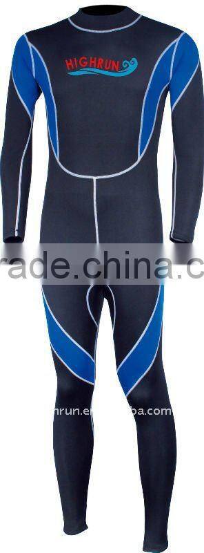 Men' Long Sleeve Yellow and Black Neoprene Surfing and Full Body Wetsuit