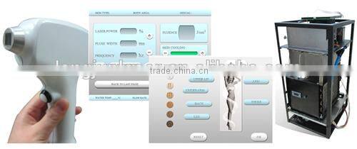 Vertical 808 diode laser hair removal device