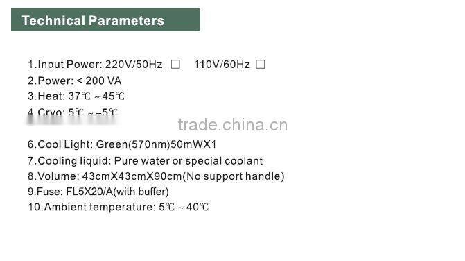 factory price Vertical style RF wrinkle removal machine with Two head One for eyes,one for body