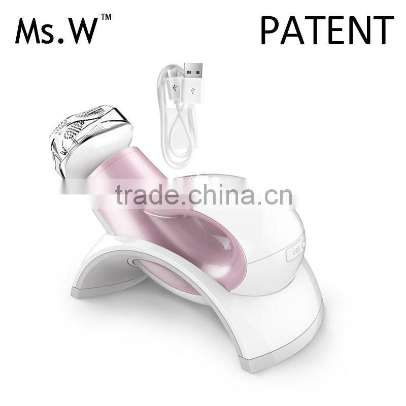 Ms.W High Quality Factory Price Unique Design Soft Deep Pore Facial Cleansing Brush