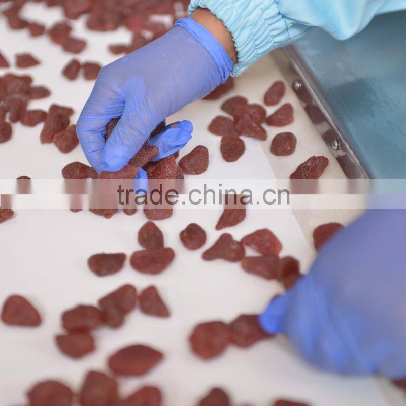 New Crop EU Standard Preserved Dried Strawberry Dehydrated Low Sugar