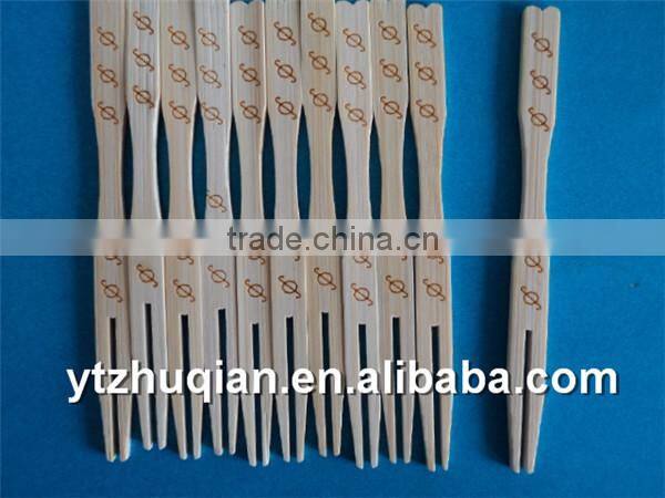 wholesale dispoable bamboo fruit forks bamboo craft