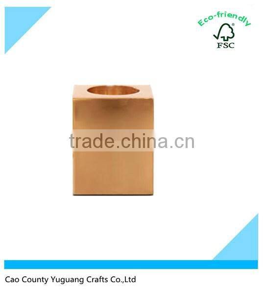 wholesale wooden candle holder holiday tealight holder