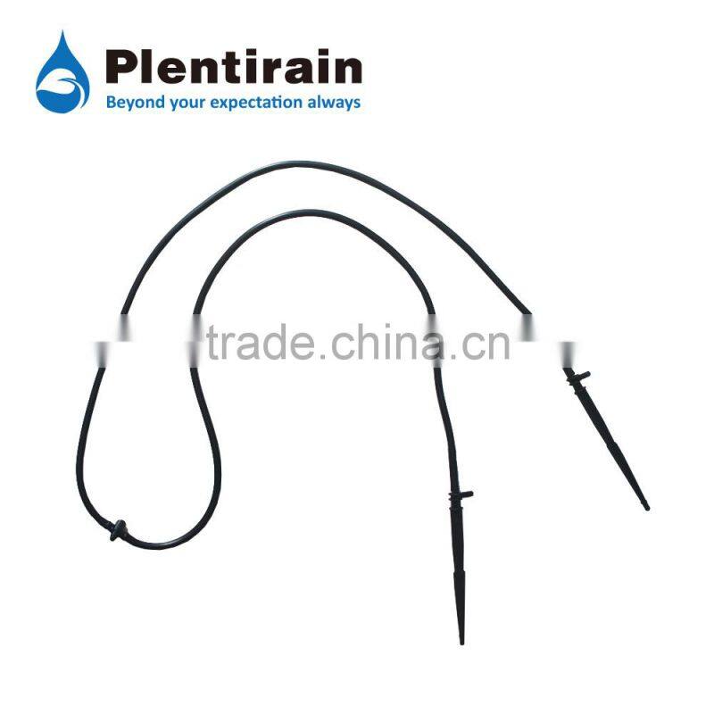 Plentirain brand straight arrow dripper for irrigation of potted flower, pot plant