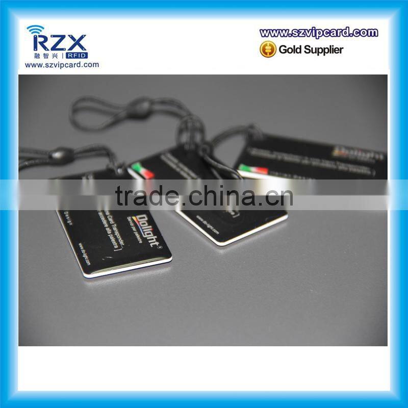 customized RFID epoxy key card with NTAG213 chip
