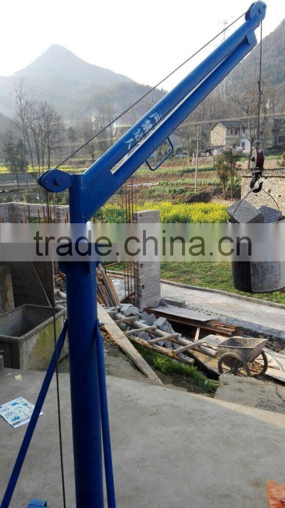 high quality small lift crane and small construction jib crane