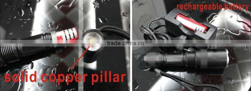 Aluminum t6 flashlight power aluminum telescopic zoom flashlight torch flash light