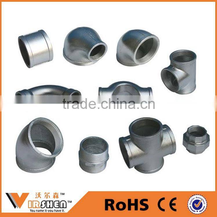Lower Factoty Price malleable casting iron fitting pipe