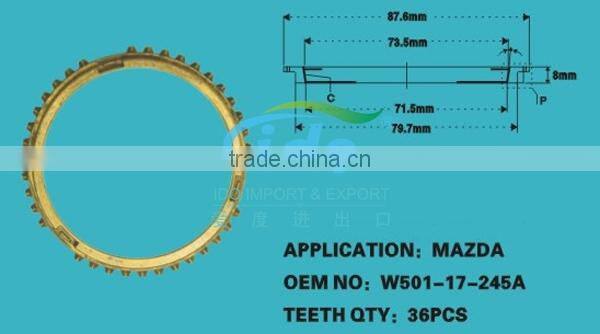Sychronizer Ring for MAZDA E4100/E3500/T3000 W501-17-245A W50117245A