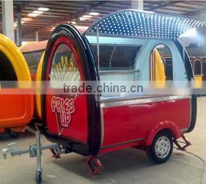 mobile durable food cart trailer for sale