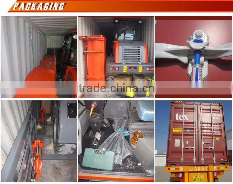 Qingdao Everun 1.6 Ton Small Wheel Loader with Pallet Forks