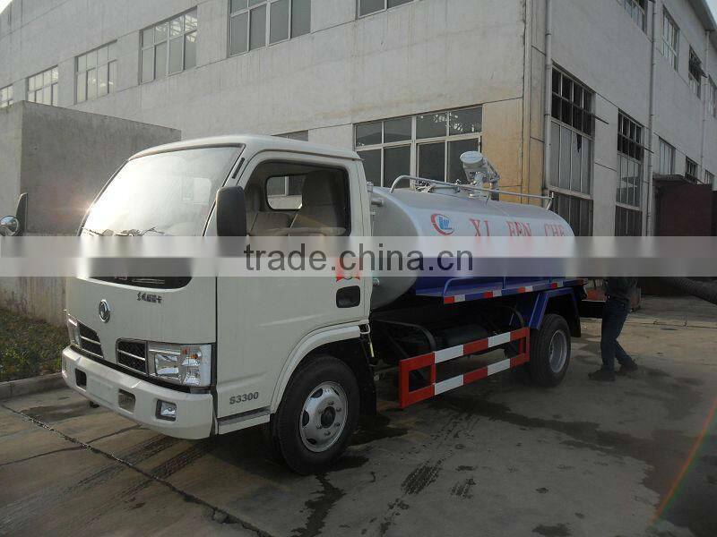 4000L fecal suction truck for sale dongfeng 4*2