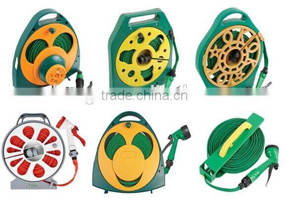 15m garden mini hose reel with spray set