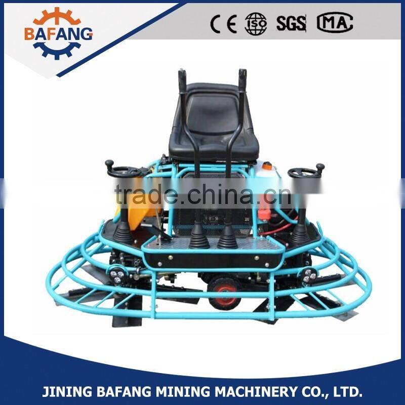 Driving type wet concrete trowelling machine
