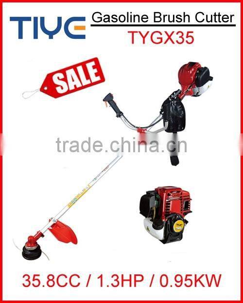 high quality knapsack brush cutter with cheap price / grass trimmer
