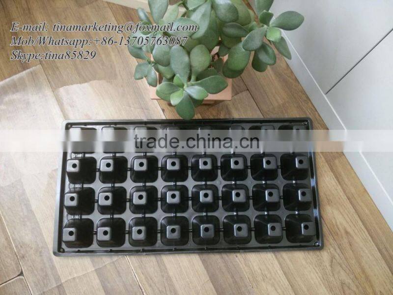 32 Cell High Quality PS Plastic Planting Nursery Seedling Trays Seed Germination Tray
