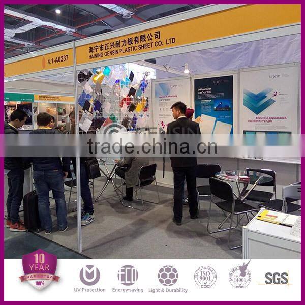 Hollow polycarbonate U-lock roofing sheets, construction roofing sheets