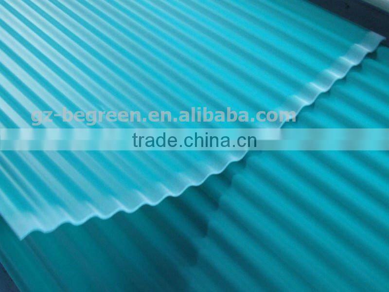 professional corrugated black anti-uv excellent insulation used industrial pvc corrugated roofing sheet