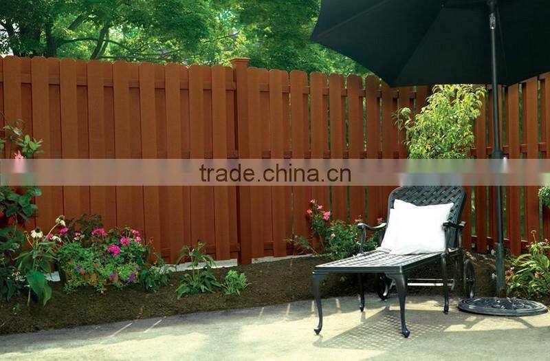 Waterproof high quality Wood Plastic Composite Fence