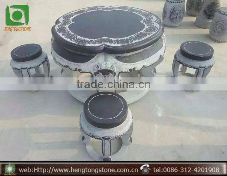 Garden Decorative Stone Tables Chairs