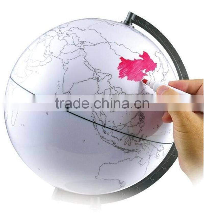 CT-517 Color Your World Global World Map instrument travel map