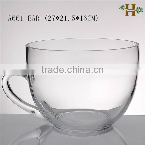 Handmade Clear Glass Bowl/Container