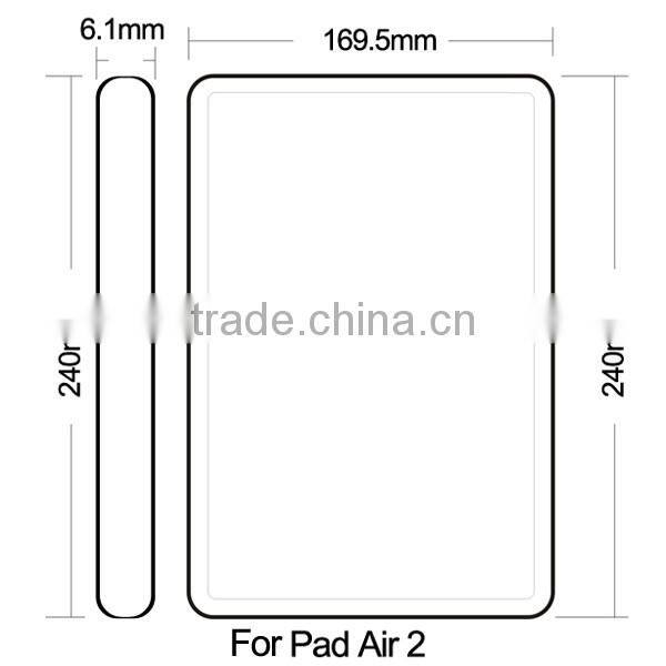 24ct gold housing for ipad air 2,for ipad air 2 original housing,gold back cover for ipad air 2