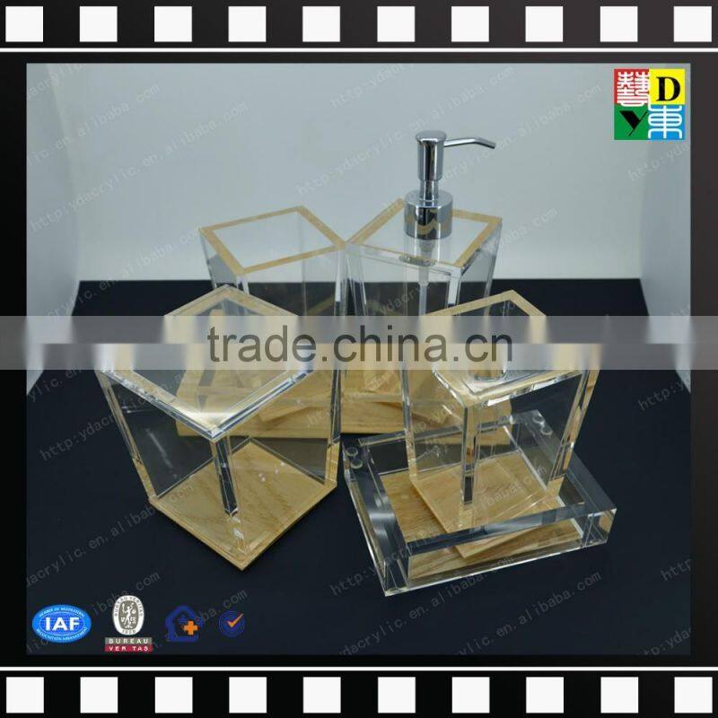 new arrival acrylic cup custom design acrylic dispenser fashion design acrylic hotel supplies made in China wholesale