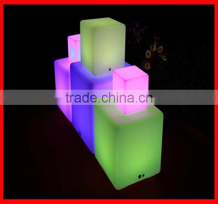 hot sale Multi color change pot/led flower vase/pub icebucket