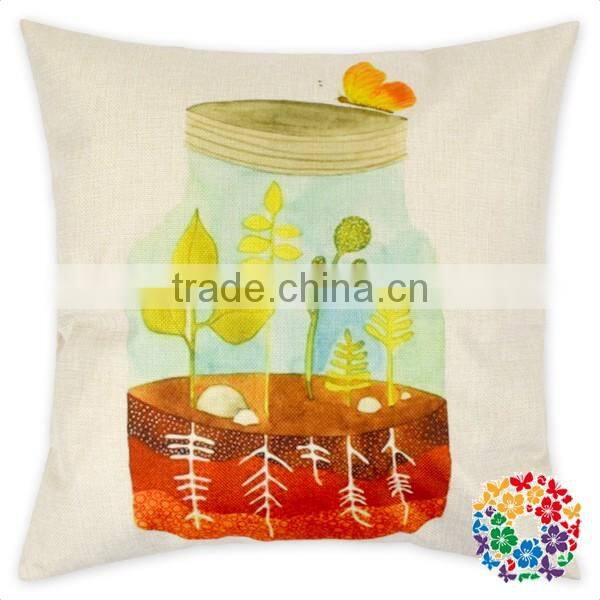 wholesale christmas decorations cute digital print cartoon throw pillow case