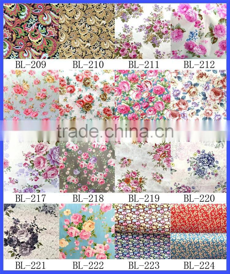 Wholesale Cheap Floral Cotton Fabric Colorful Printed Cotton Fabric 100% Cotton Fabric
