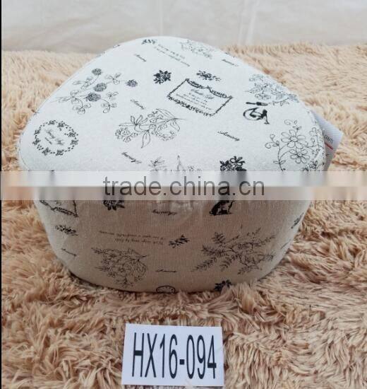 Factory Price H28cm Fabric Covered Ottomans,Footrests