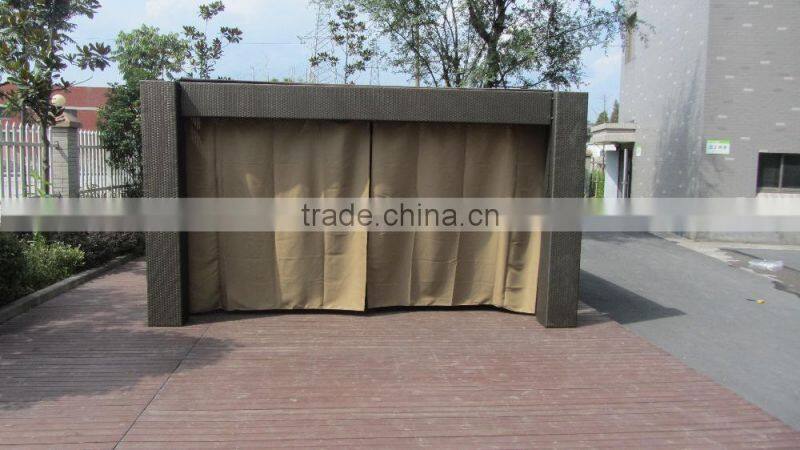 High Quality Waterproof Outdoor Garden Rattan Pavilion Gazebo