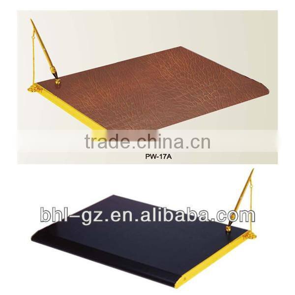 Luxury leather signature pad B1(PW-17A), signature board for hotel, resturant,meeting room, party, reception office
