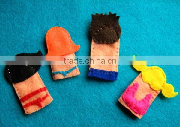 2017 best selling new product decorative custom handmade fabric felt fashion china innovative custom hand puppet wholesale