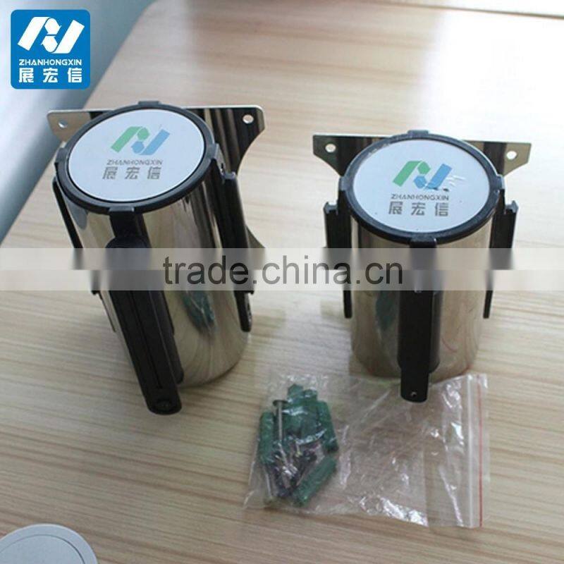 Retractable Belt Stanchion Wall Mounted Retractable Belt Barrier
