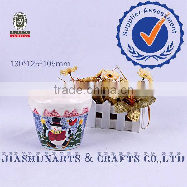 Christmas Style Ceramic Flower Pots