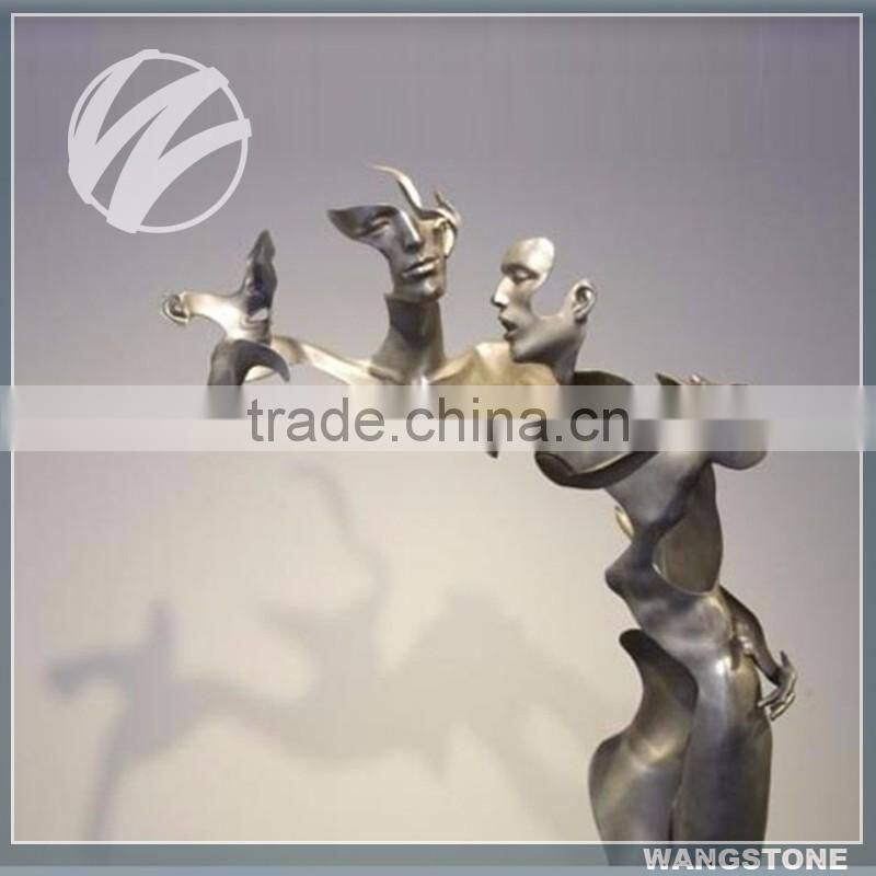Western Abstract Art Stainless Steel Home Sculpture