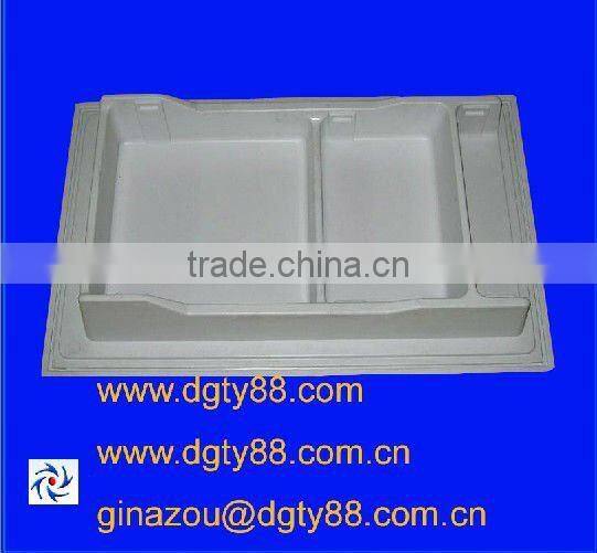 custom fiber glass plastic material tray of vacuum forming
