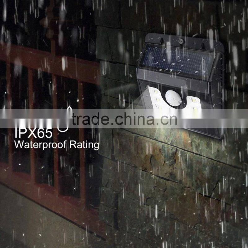 Bright 8LED Solar Power Lights 3Mode Outdoor Solar Motion Light for Path Garden Lighting-4Pack