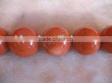 factory direct sale 16" 26-27mm big pink round natural loose coral beads strand