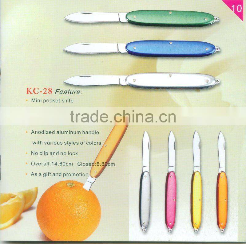 2 blade with liner lock multi knife