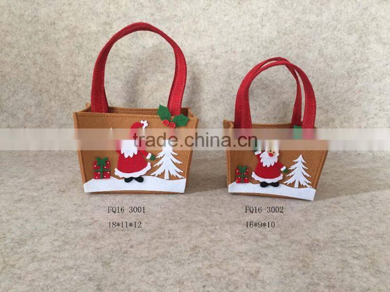 New design promotion felt shopping bag, felt christmas gift bag
