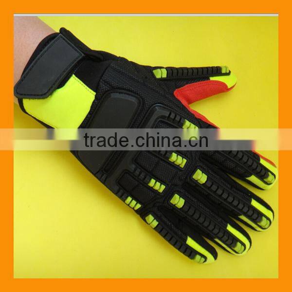 Rigger Style Anti Vibration Oil Resistant Safety Gloves