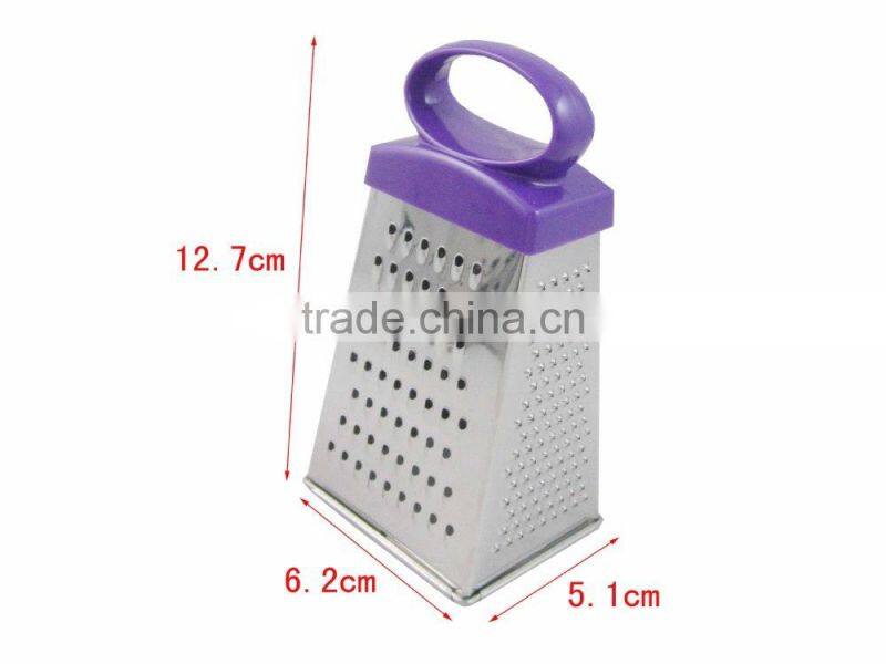 Colorful 4 Sided Stainless Steel Ginger Grater For Vegetable
