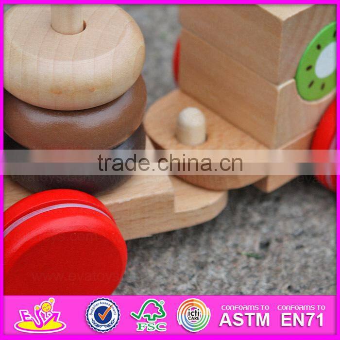 2015 Promotional wooden bus stop toy for kid,Mini Bus Stop building blocks toy,Educational role pley bus stop wooden toy W04B019