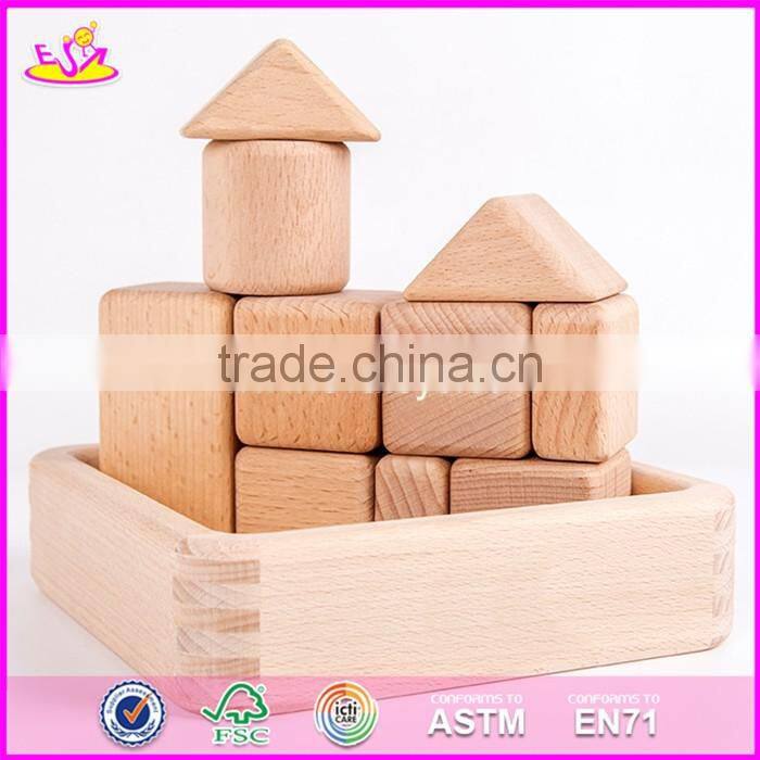 2017 New design best kids construct wooden building toys for sale W13A133