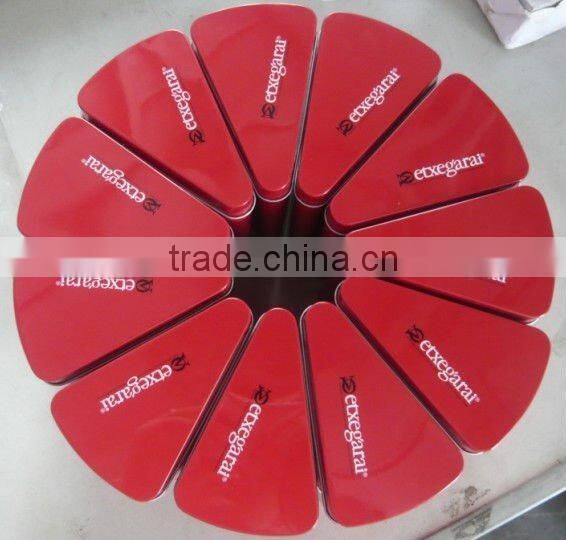 Triangle Cookie Tin - Several Parts