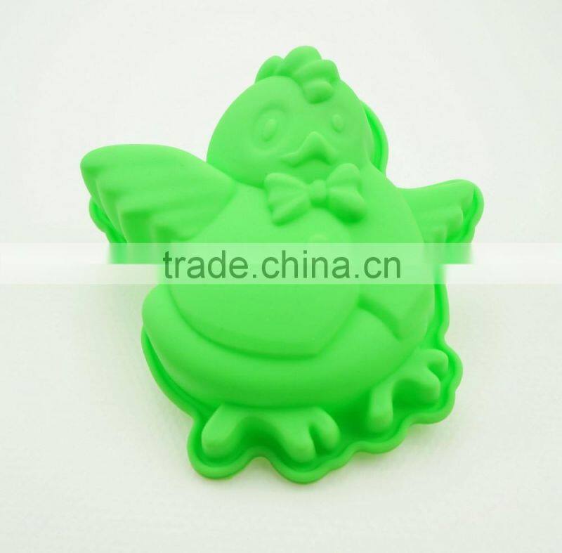 11176 Customized Silicone Chicken Shaped Cake Mould